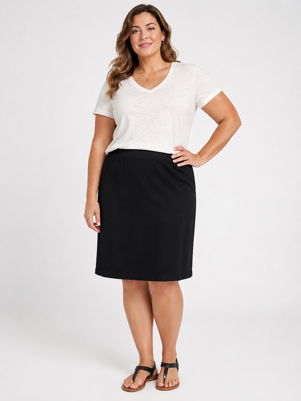 Chicos Travelers skirt size XL Chicos 3